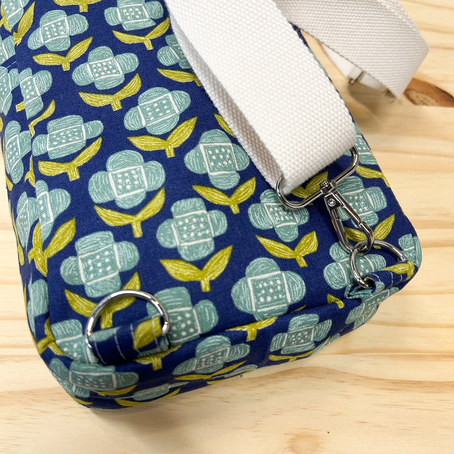 Blue and Green Floral Sandhill Sling
