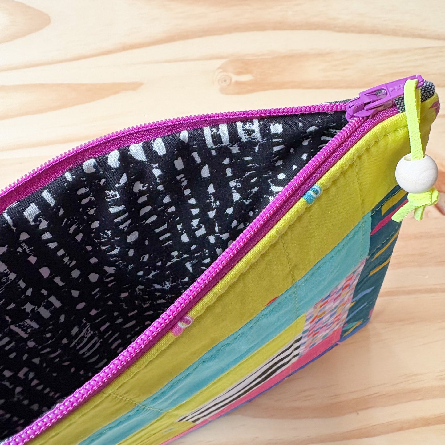 Cabin Fever Quilted Zipper Pouch