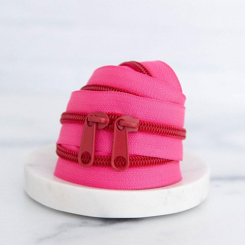 30" Size #5 Double Pull Zipper - Jam | Stitch Supply Co.