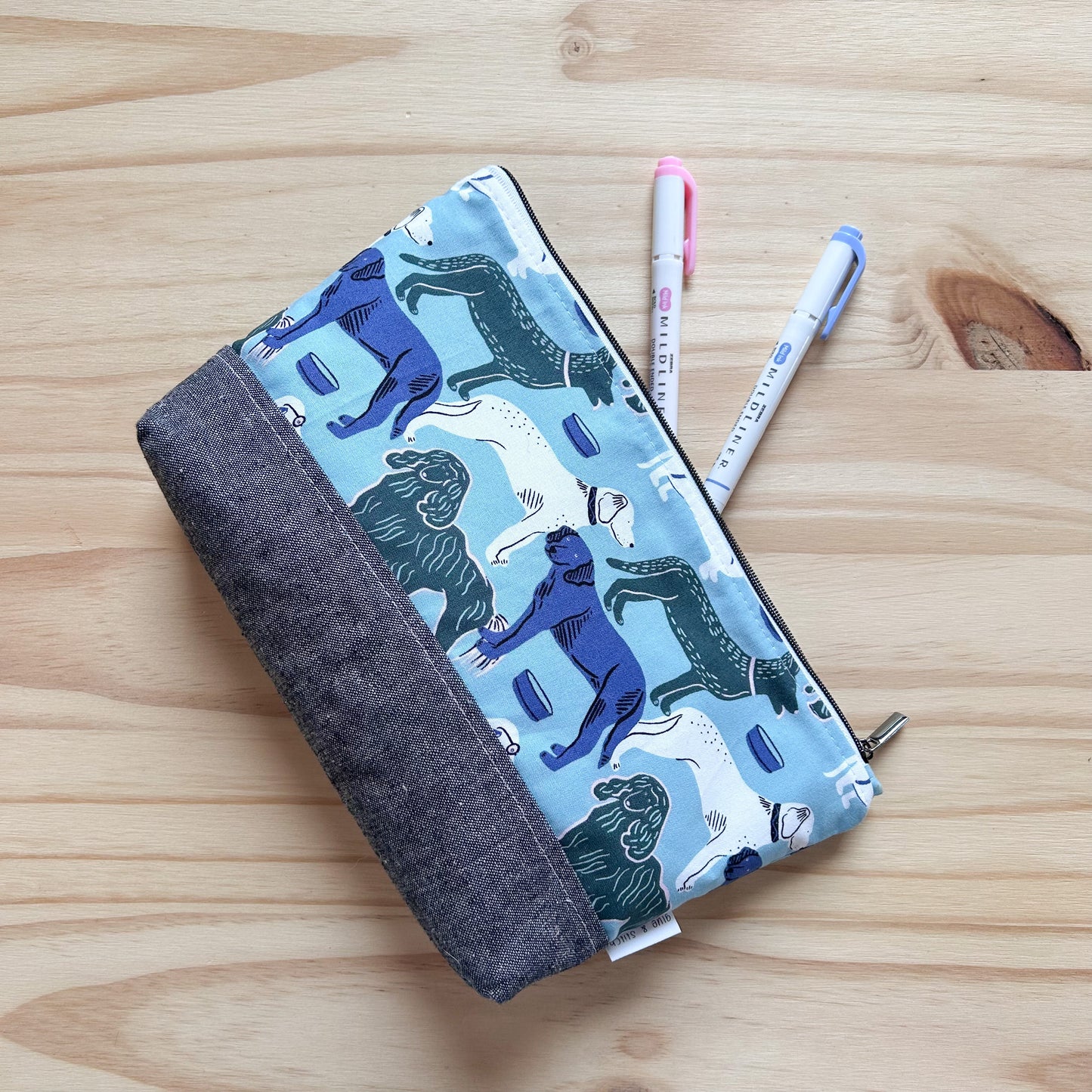 Large Essential Pouch in Best Friends Dog Print
