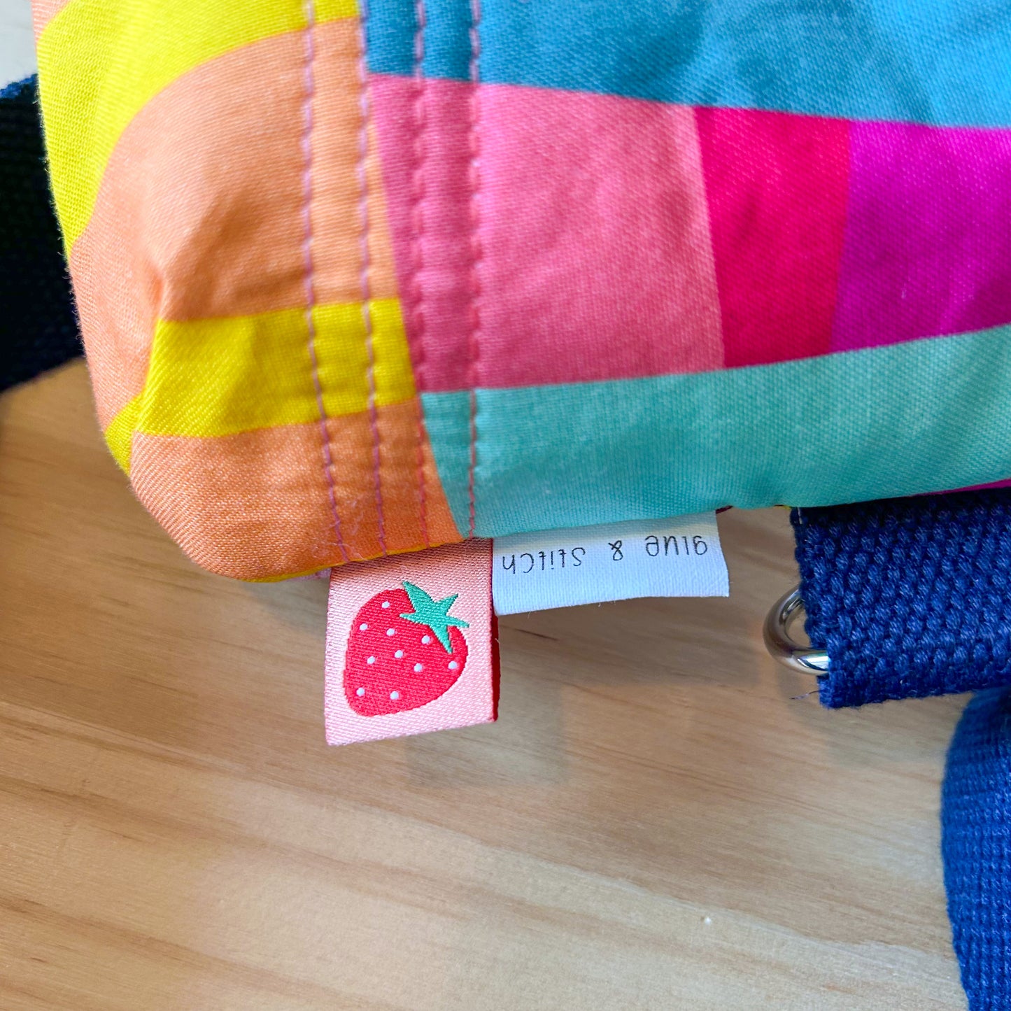 Kaleidoscope Fifth Avenue Bag with Improv and Hand Quilting
