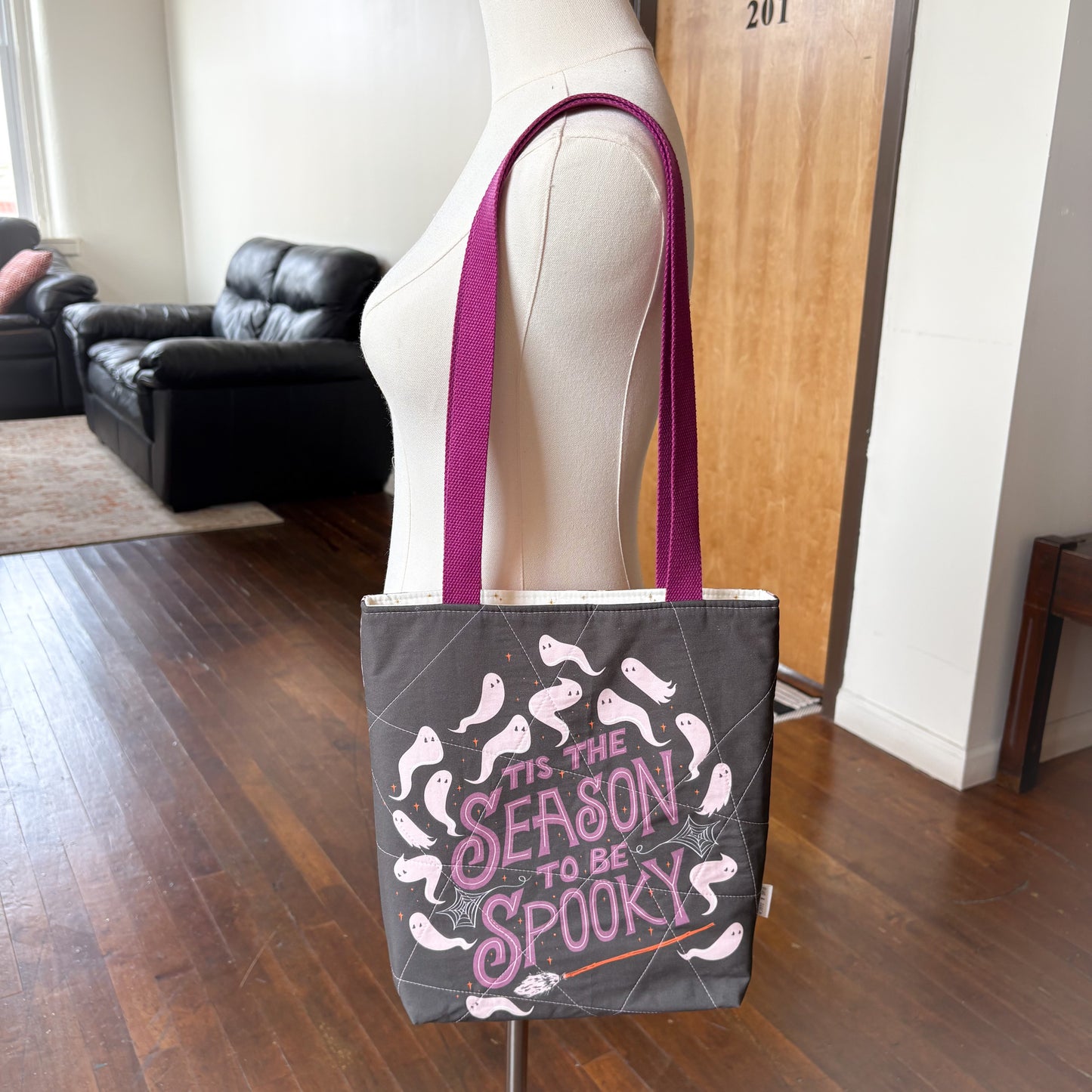 Spooky Season Small QuiltedTote