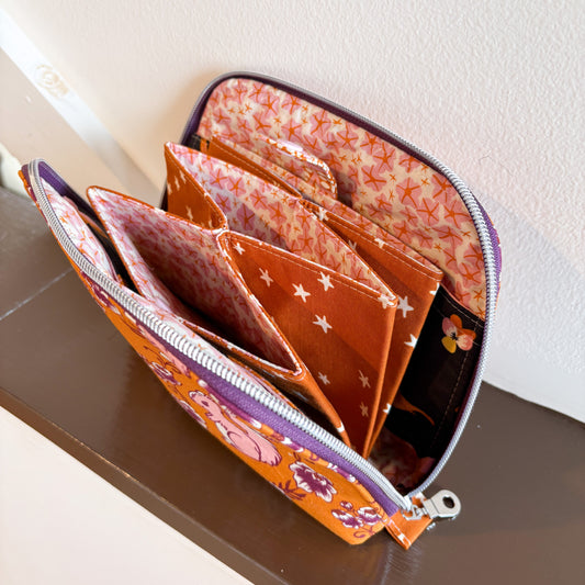 Large Honeycomb Case in Reading Nook Squirrels