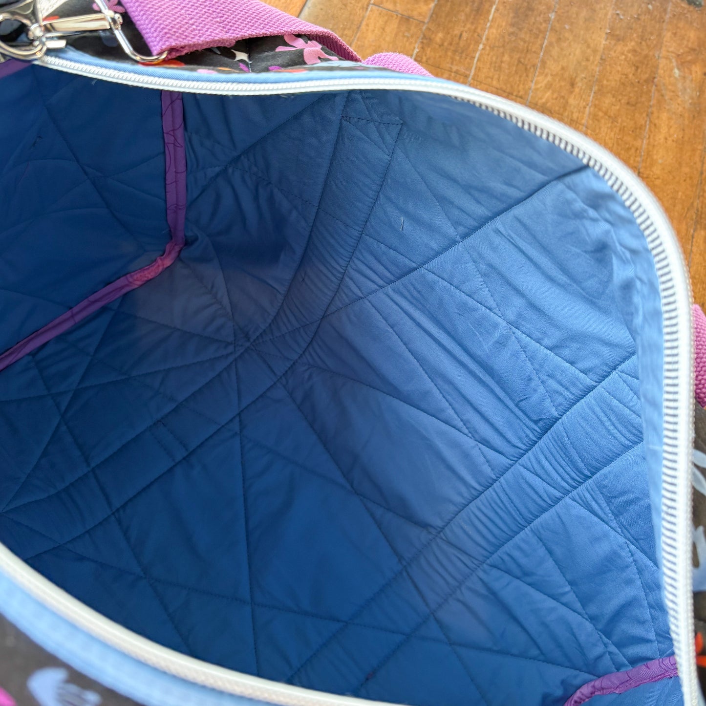 Mini Duffle in Dark Blue Hazy Daze