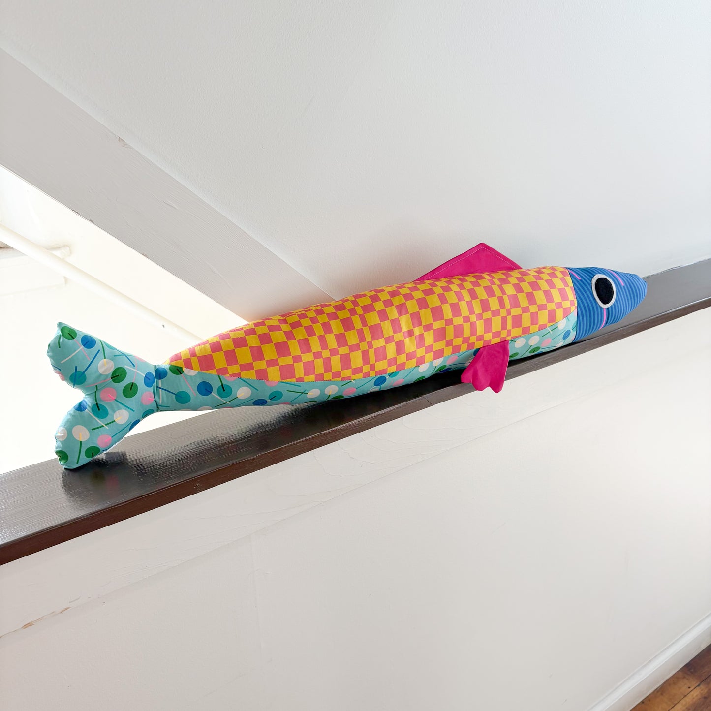 Stuffed 36" Sardine Pillow - Cindy