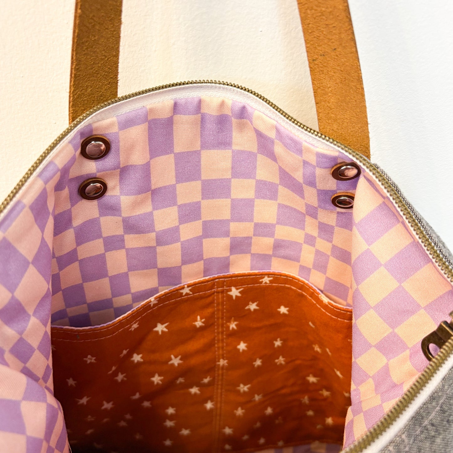 Redwood Tote in Purple Fairy Solstice