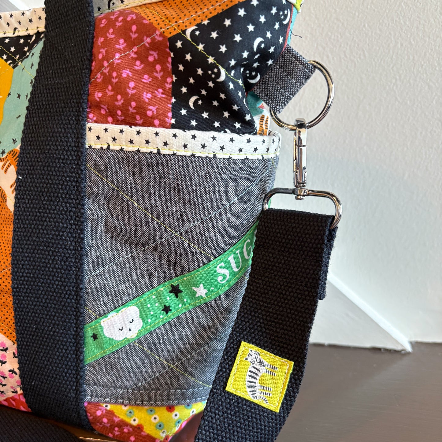 Small Willow Tote in Tumbling Blocks