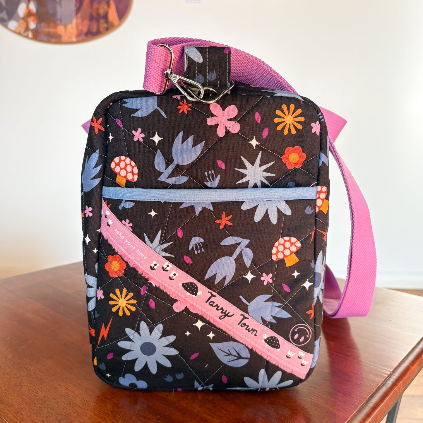 Mini Duffle in Dark Blue Hazy Daze