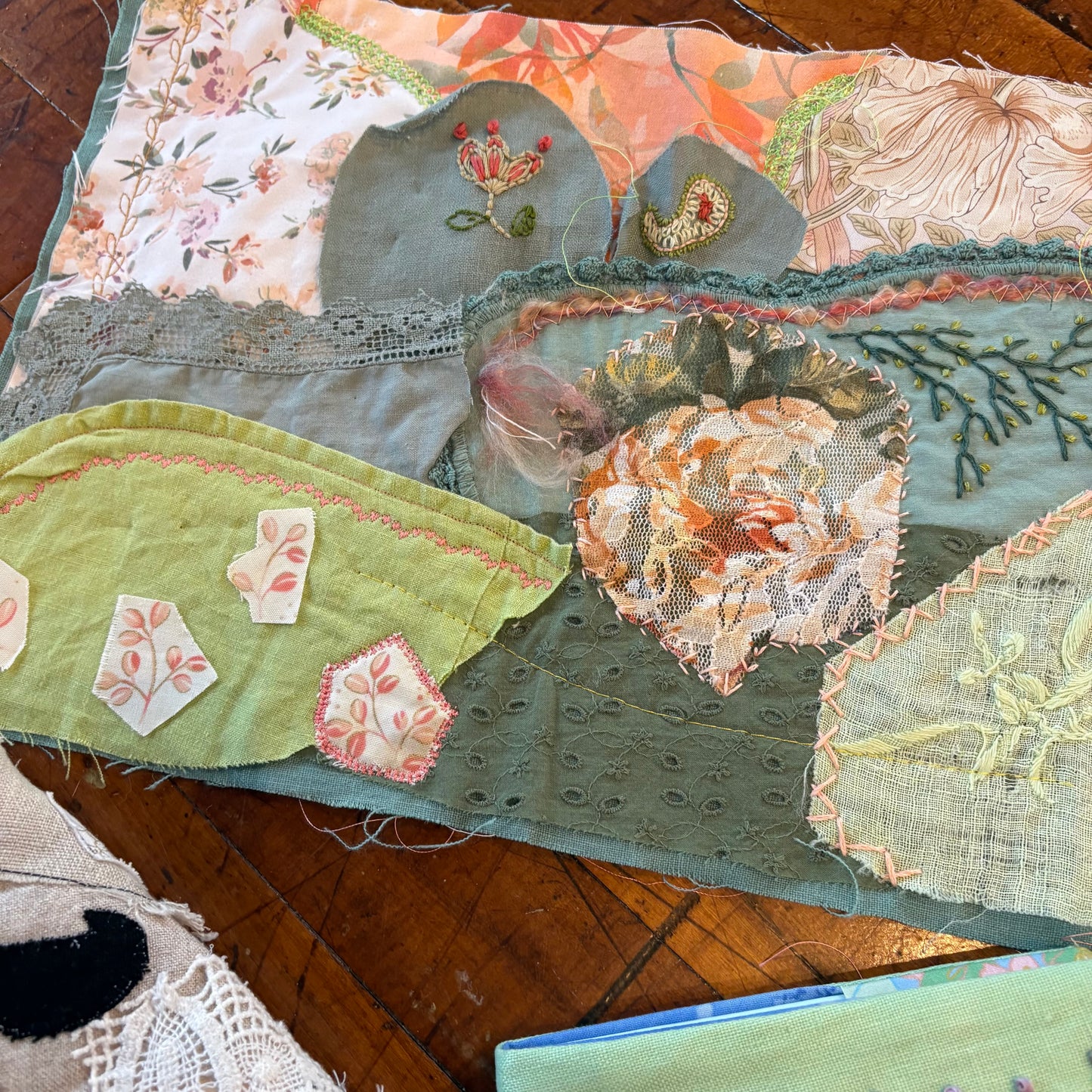 Improv Collage Class: Explore, Layer & Create with Instructor Terry Mroczek