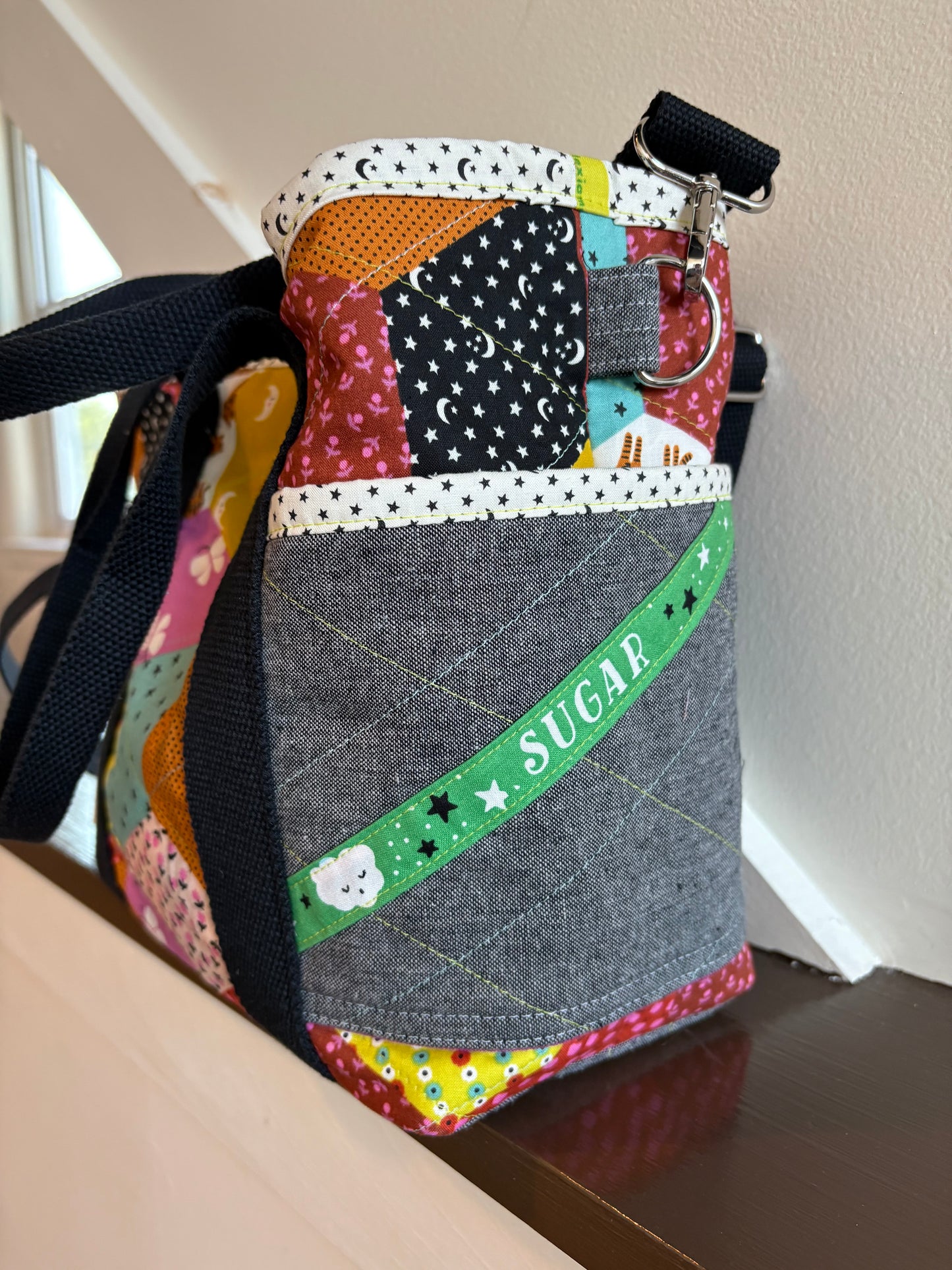 Small Willow Tote in Tumbling Blocks