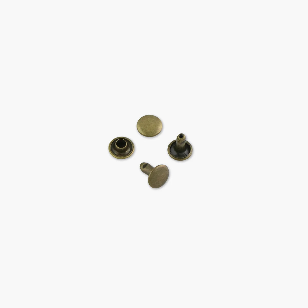 Medium Rivets in Antique - 24 Medium - 8mm