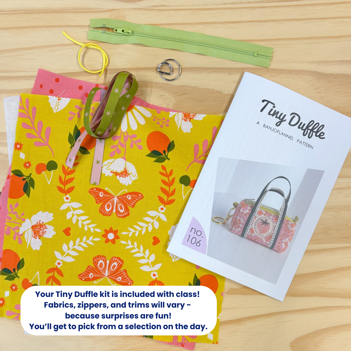 Studio Workshop: Tiny Duffle Workshop