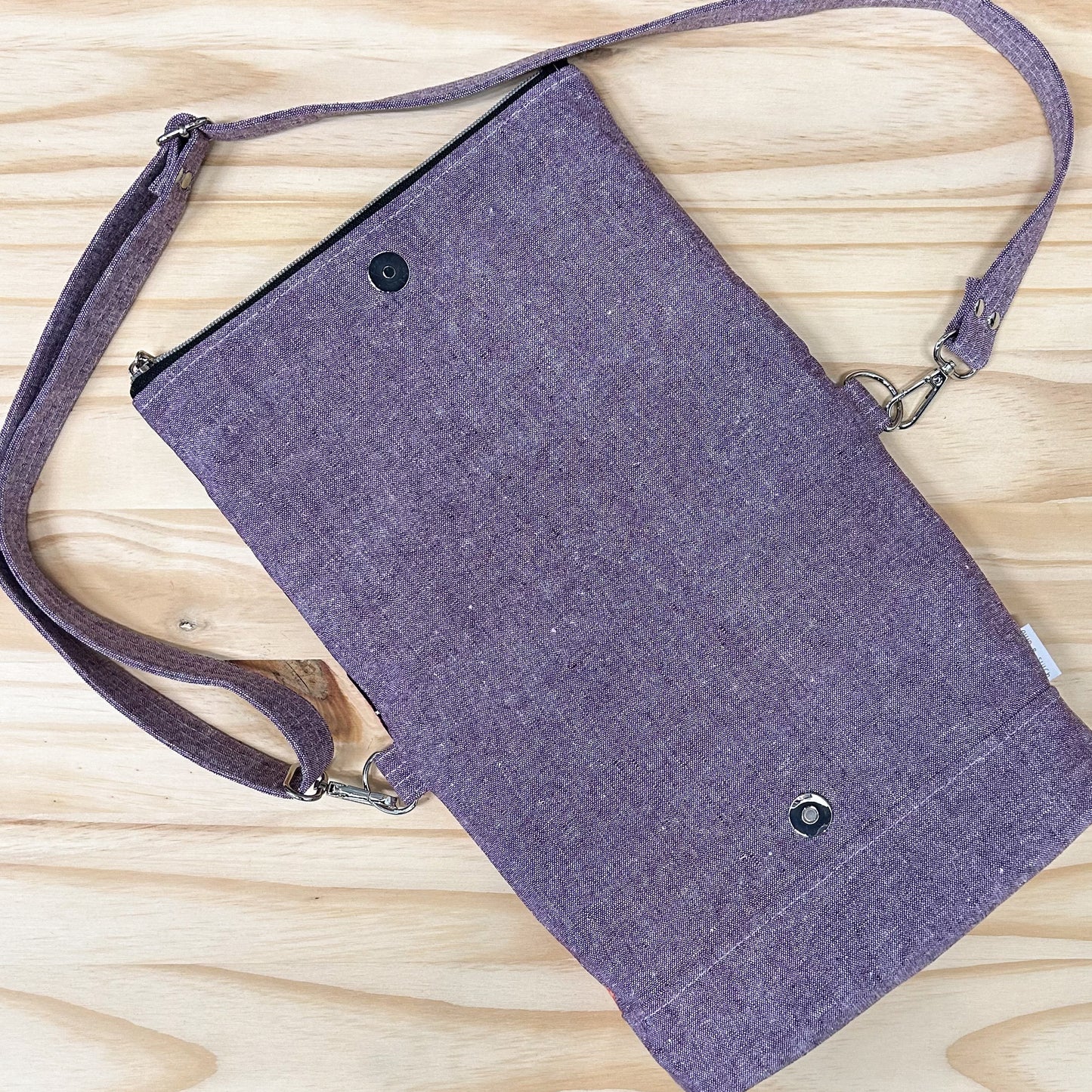 Gather Quilted Fold Over Crossbody Bag