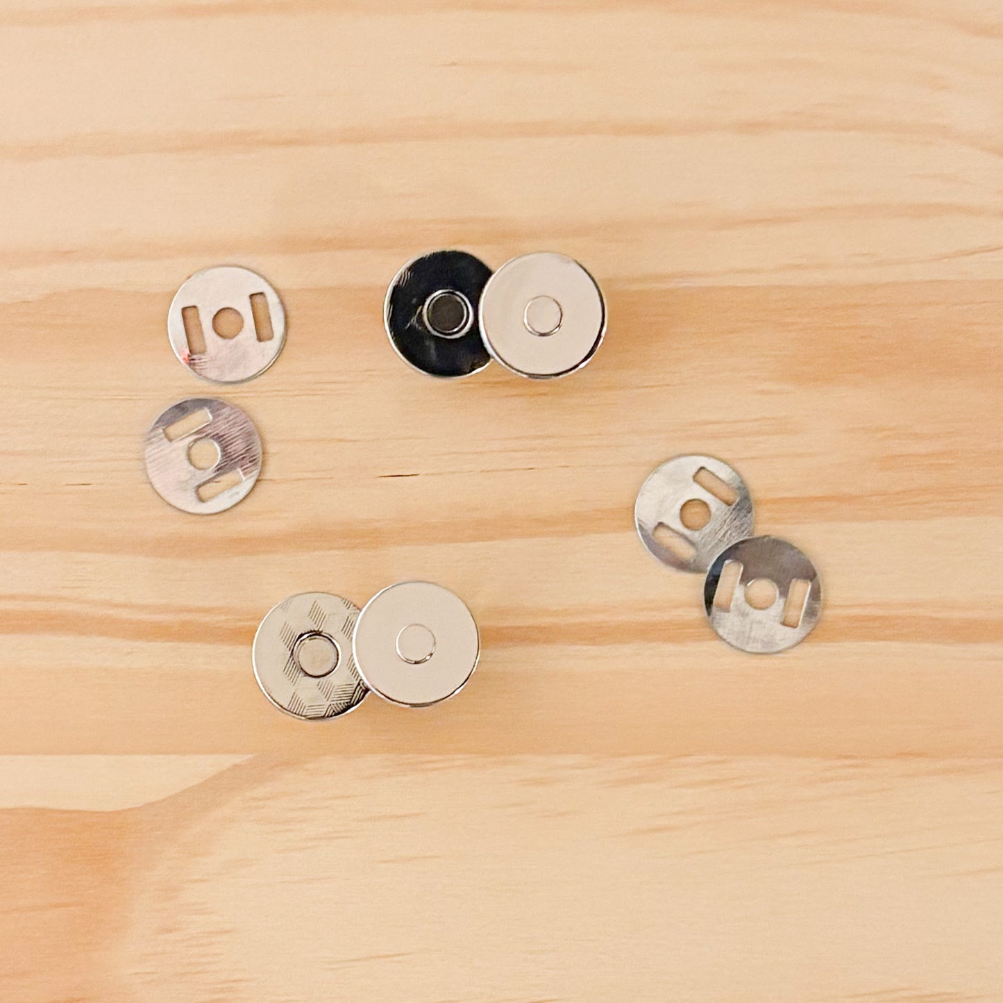 Magnetic Snap with Prongs Bag Making Hardware (Set of 2)