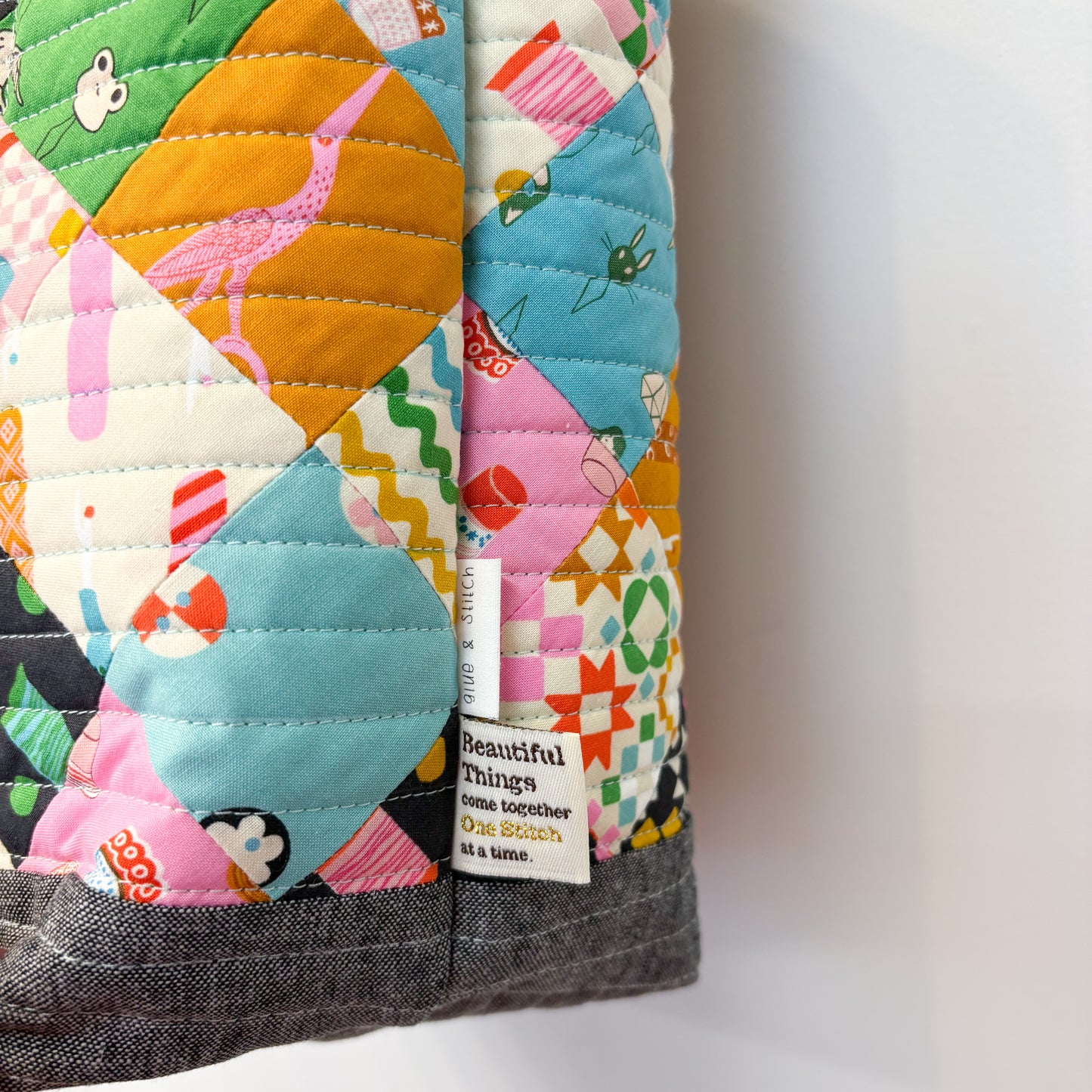 Call Me Crafty Reversible Quilted Tote