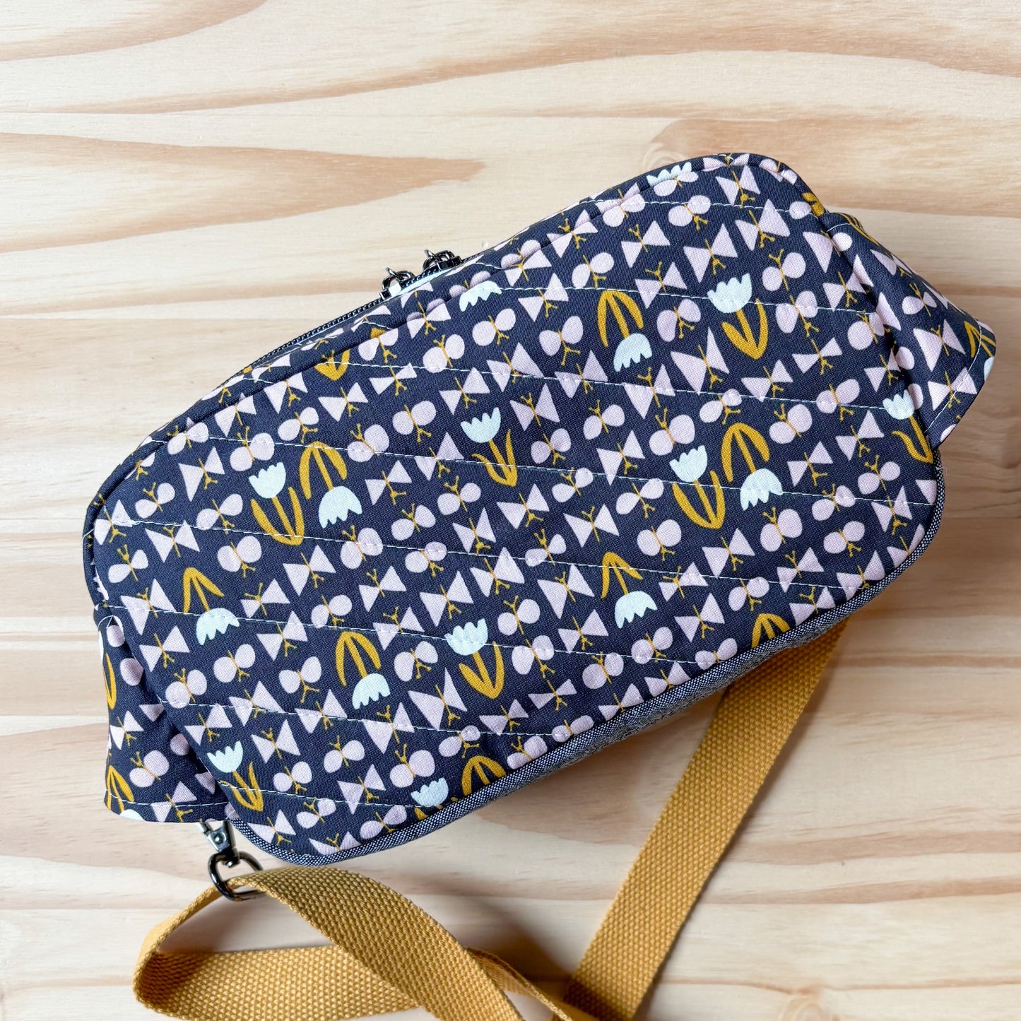 Emerson Crossbody in Soft Black Butterflies