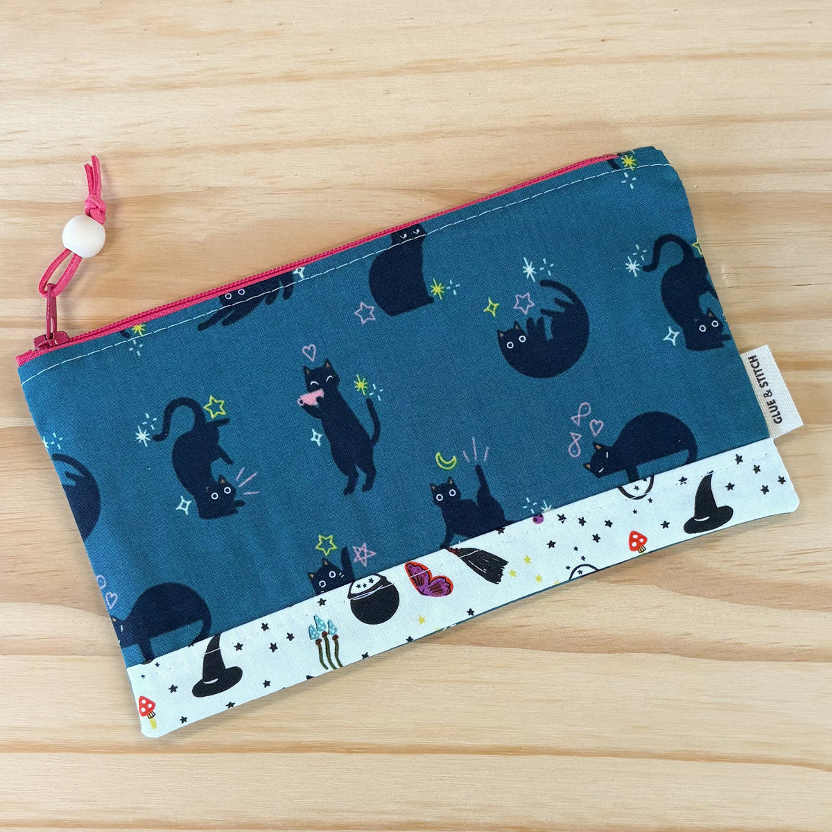 Pop Star Zip Pouch - Black Cat