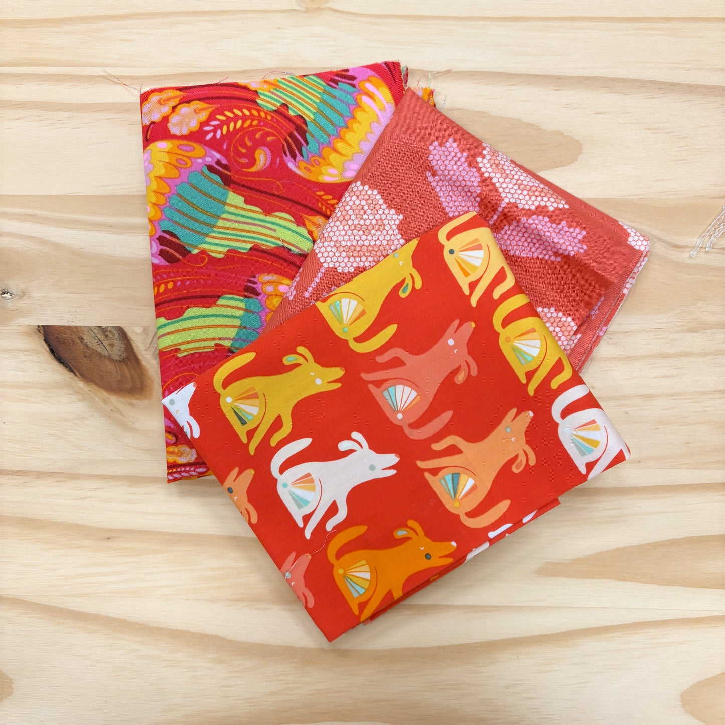 Fabric Destash Scrap Quilting Cotton Bundles, Pre-Made and Sold by Weight - Volume 2