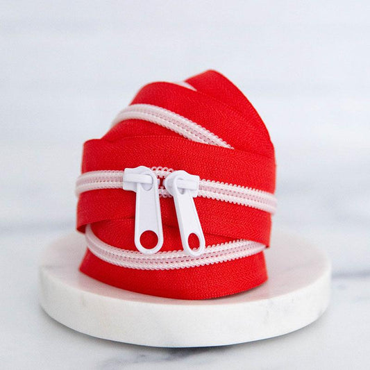 30" Size #5 Double Pull Zipper - Soda Fountain | Stitch Supply Co.