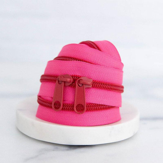 30" Size #5 Double Pull Zipper - Jam | Stitch Supply Co.