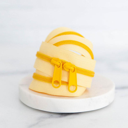 30" Size #5 Double Pull Zipper - Banana Split | Stitch Supply Co.