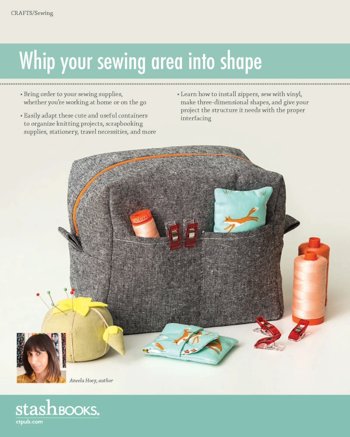 Stitched Sewing Organizers by Aneela Hoey