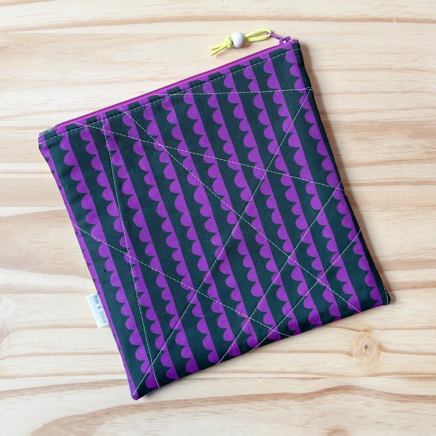 Cabin Fever Quilted Zipper Pouch