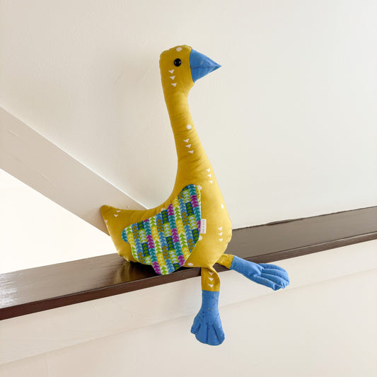 Bernard the Dapper Goose – Handmade Plush Decoration