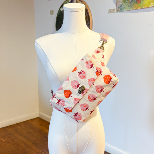Haralson Belt Bag in Strawberry Canvas