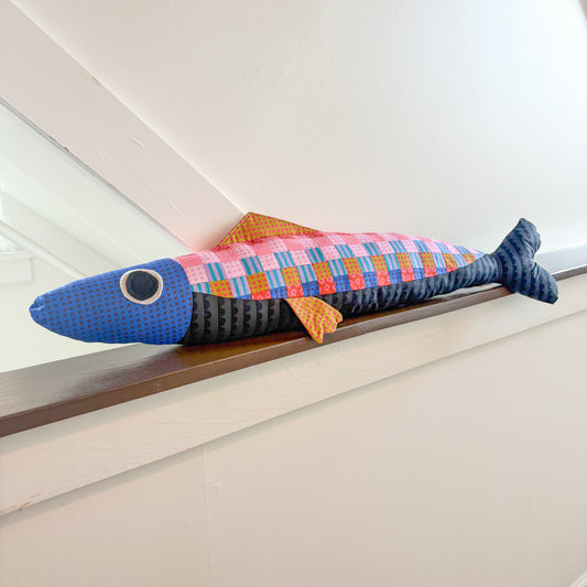 Stuffed 36" Sardine Pillow - Gerald