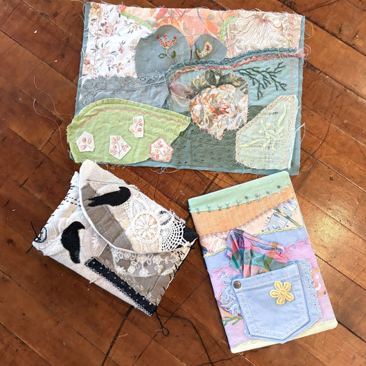 Improv Collage Class: Explore, Layer & Create with Instructor Terry Mroczek