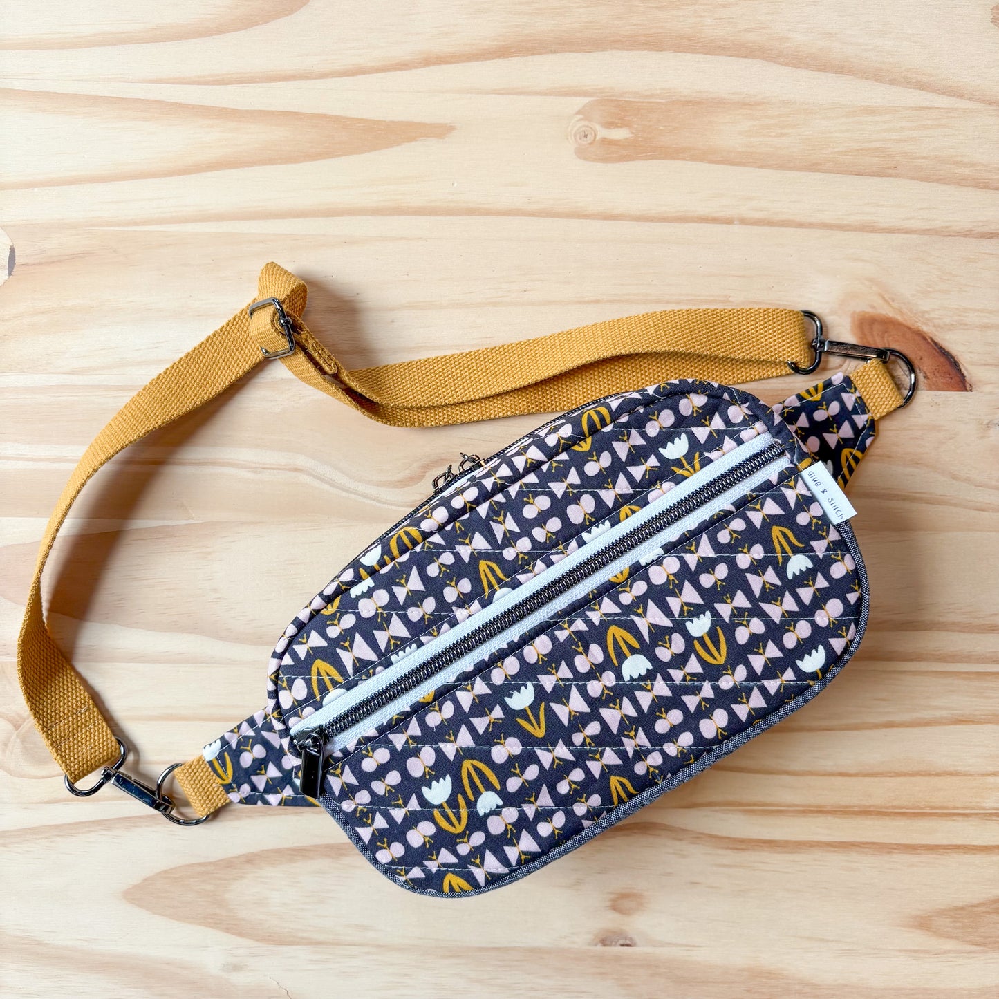 Emerson Crossbody in Soft Black Butterflies