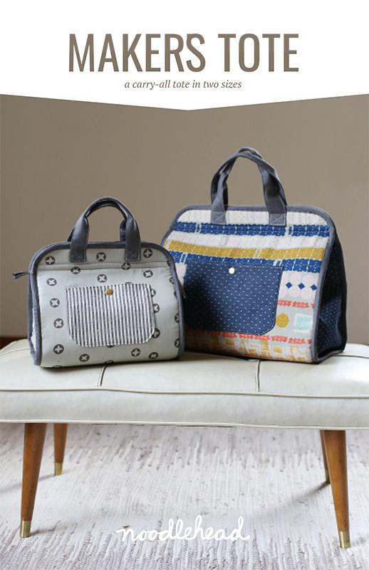Makers Tote by Noodlehead - Printed Paper Pattern