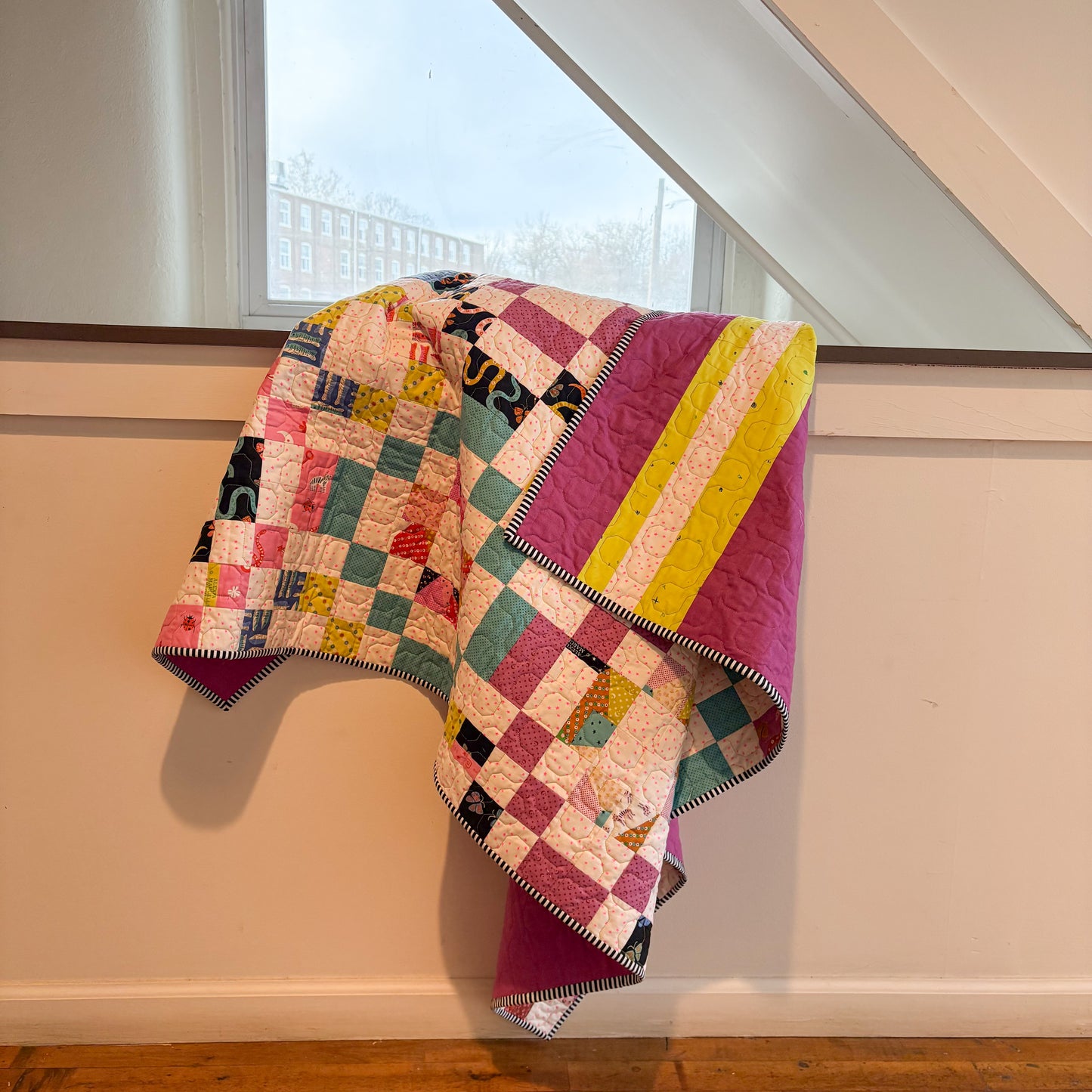 Eloise Throw Quilt in Ooh Lucky Lucky