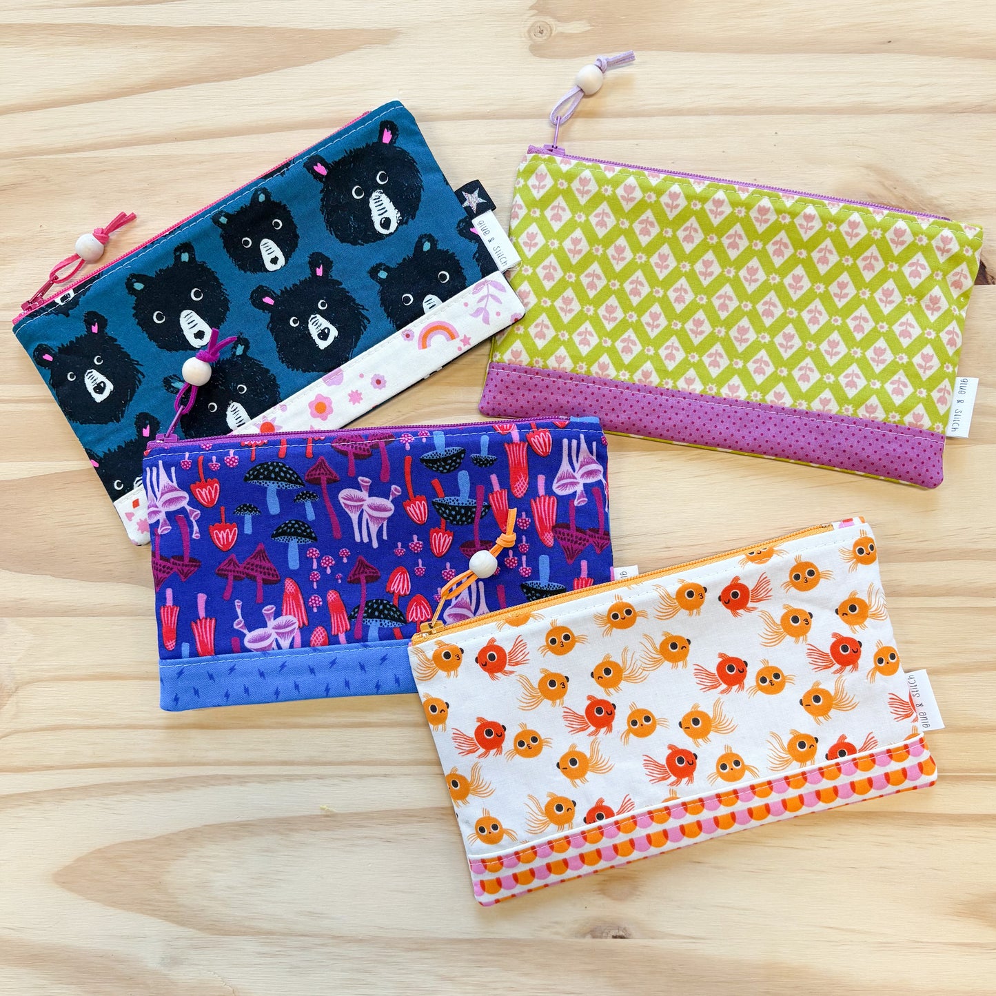 Pop Star Zip Pouch Pattern