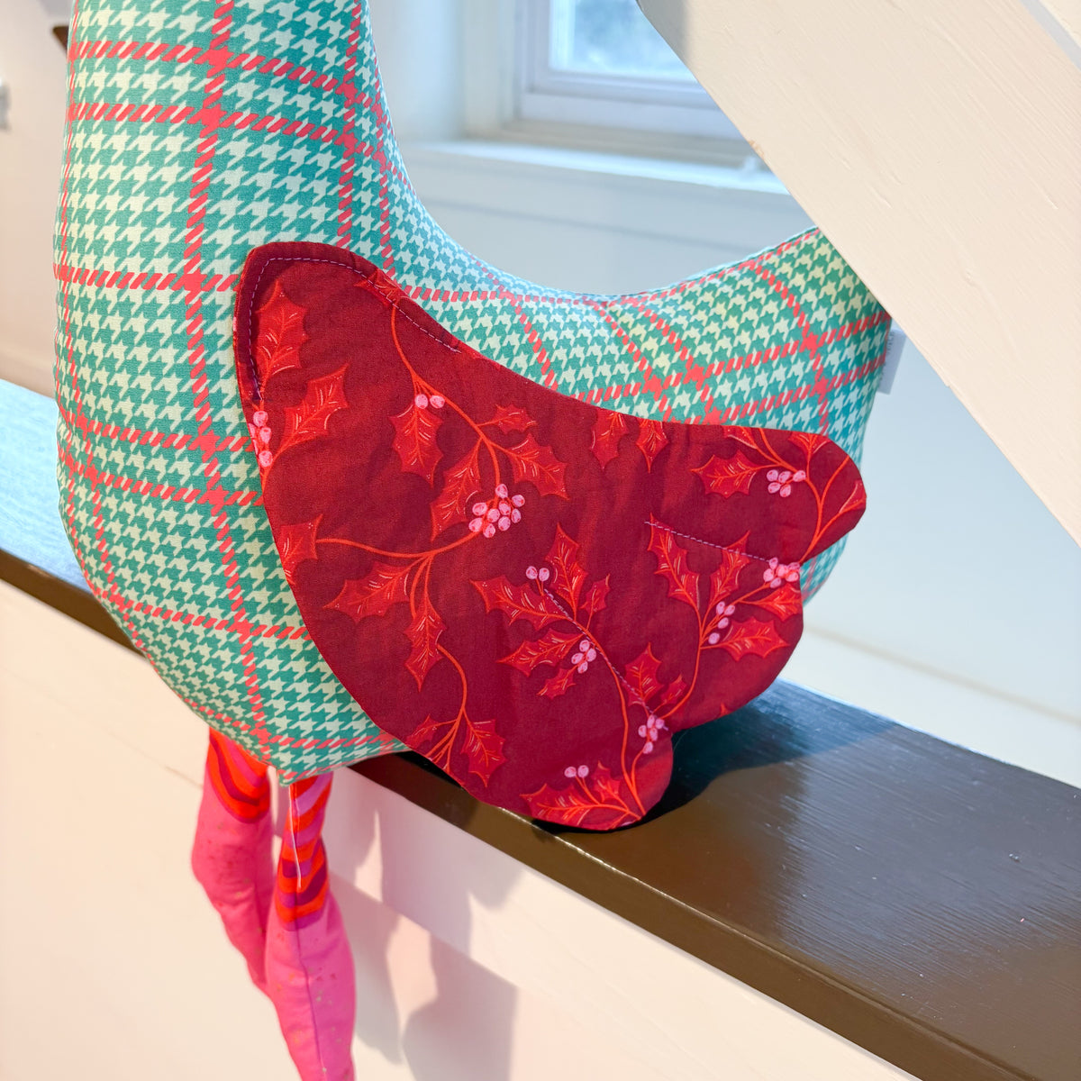 Merryweather the Goose – Large Handmade Plush Decoration