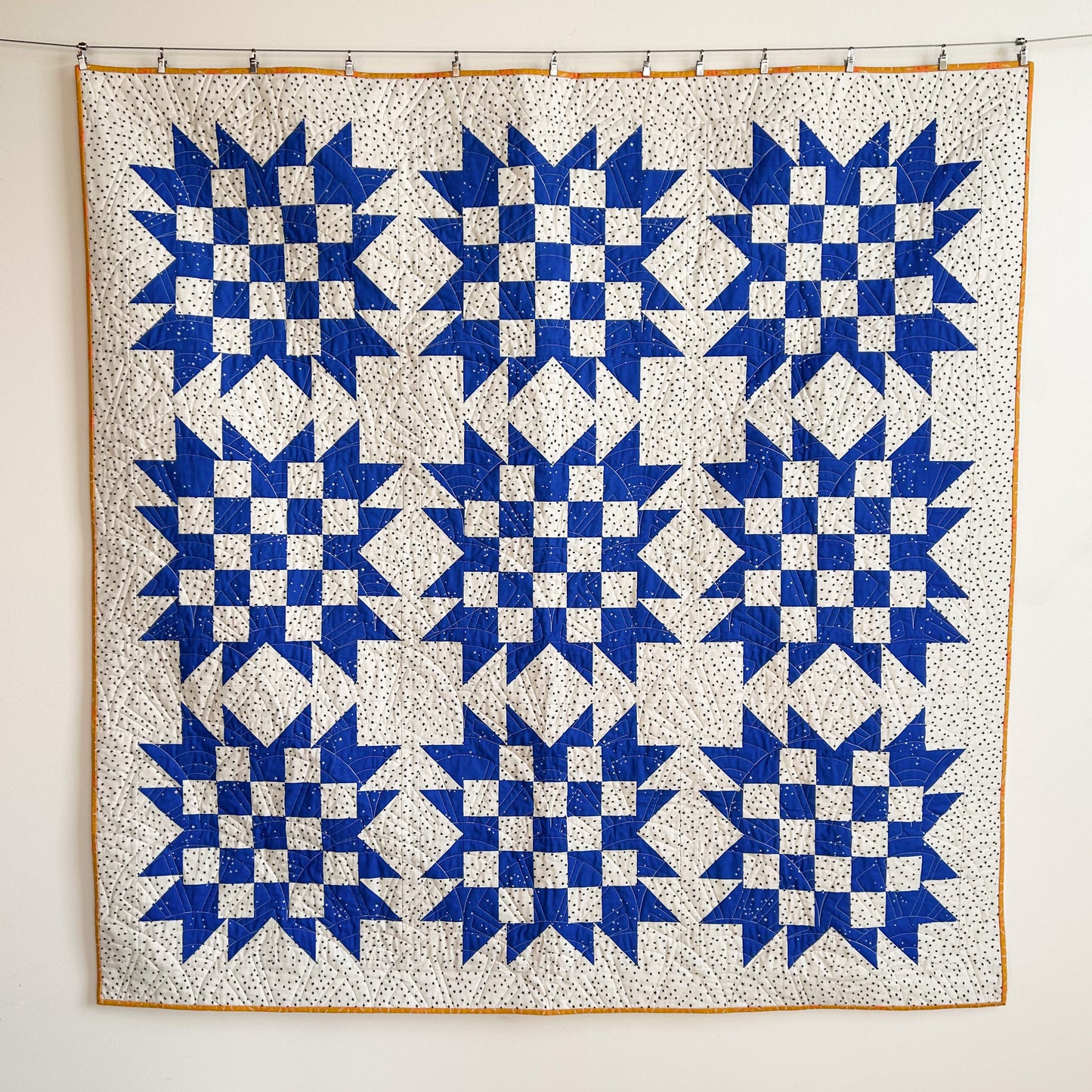 Sunburst After the Storm Throw Quilt