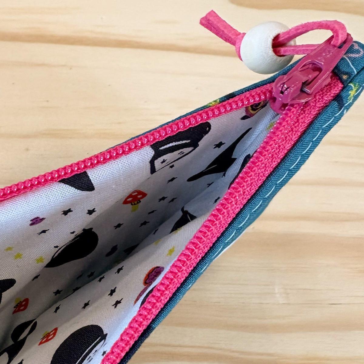 Pop Star Zip Pouch - Black Cat