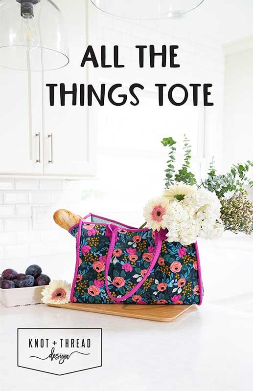 All the Things Tote by Knot + Thread - Printed Paper Pattern