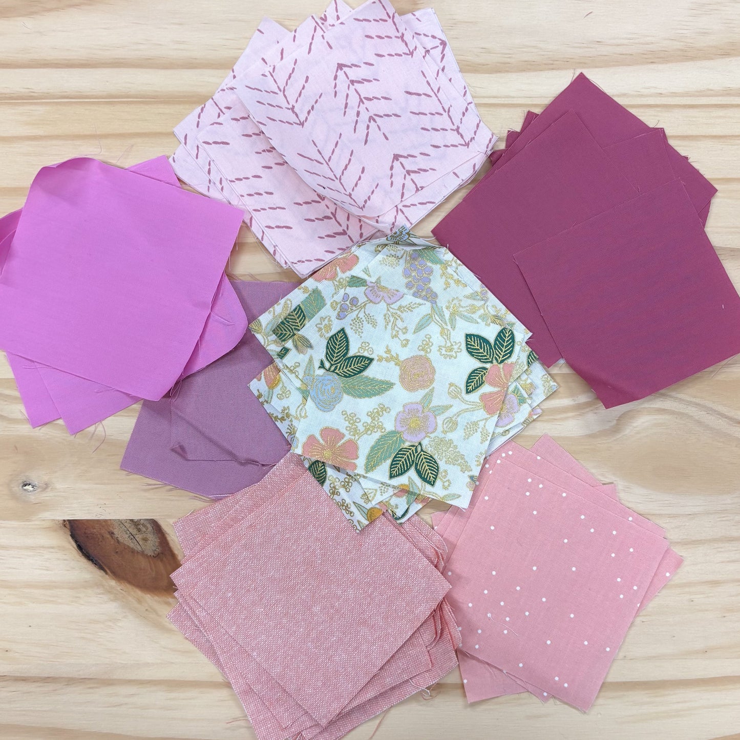 Fabric Destash Scrap Quilting Cotton Bundles, Pre-Made and Sold by Weight - Volume 2