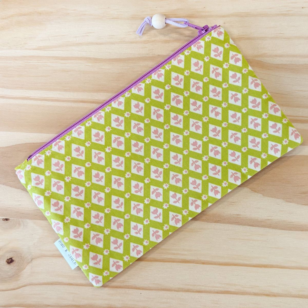 Pop Star Zip Pouch -  Favorite Flowers