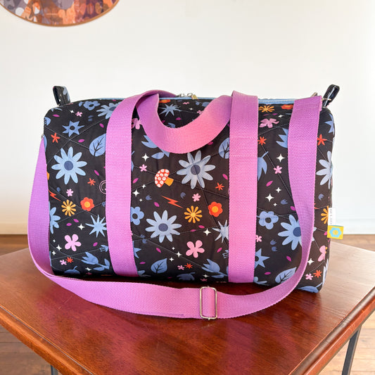 Mini Duffle in Dark Blue Hazy Daze