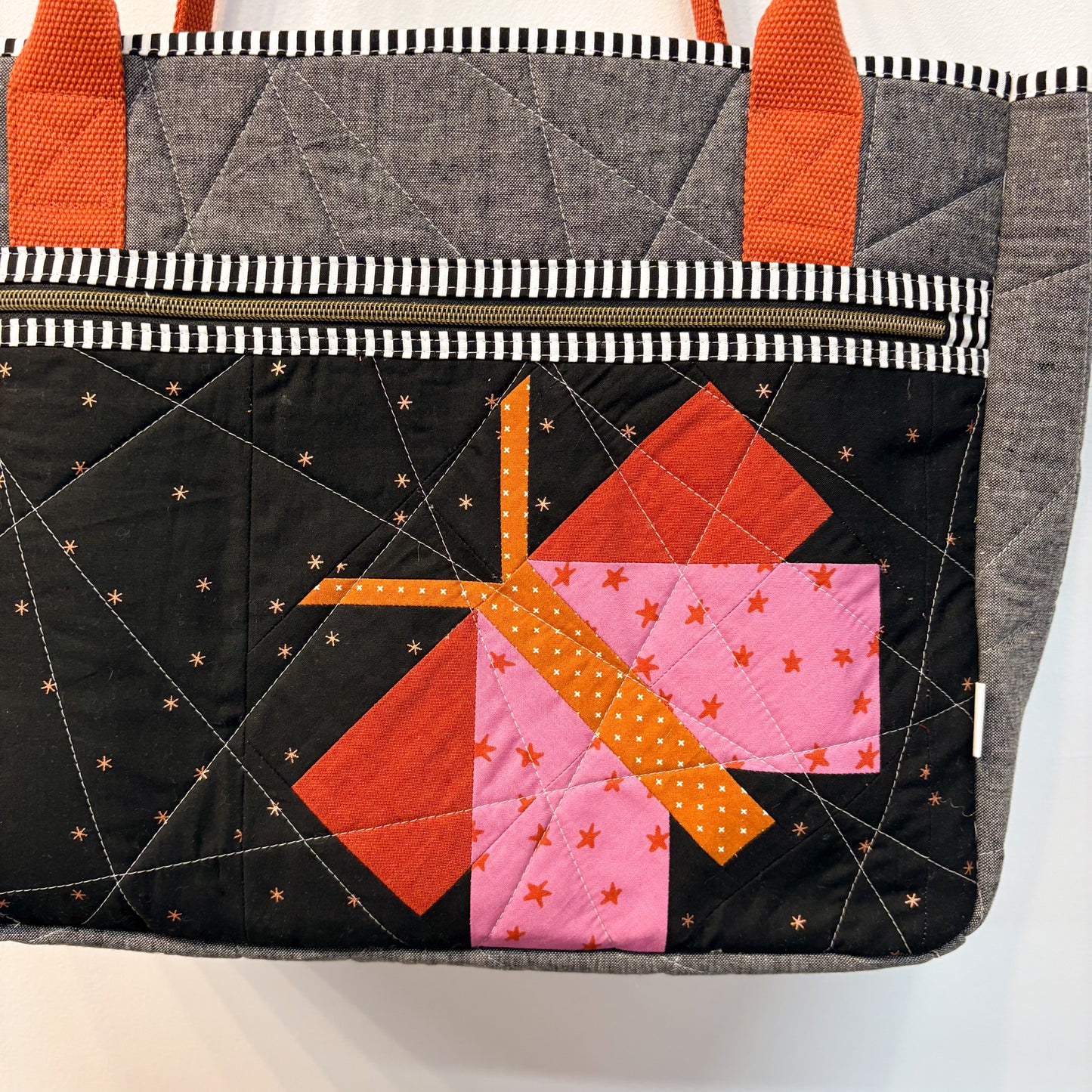 Night Garden Stitch and Stash Tote