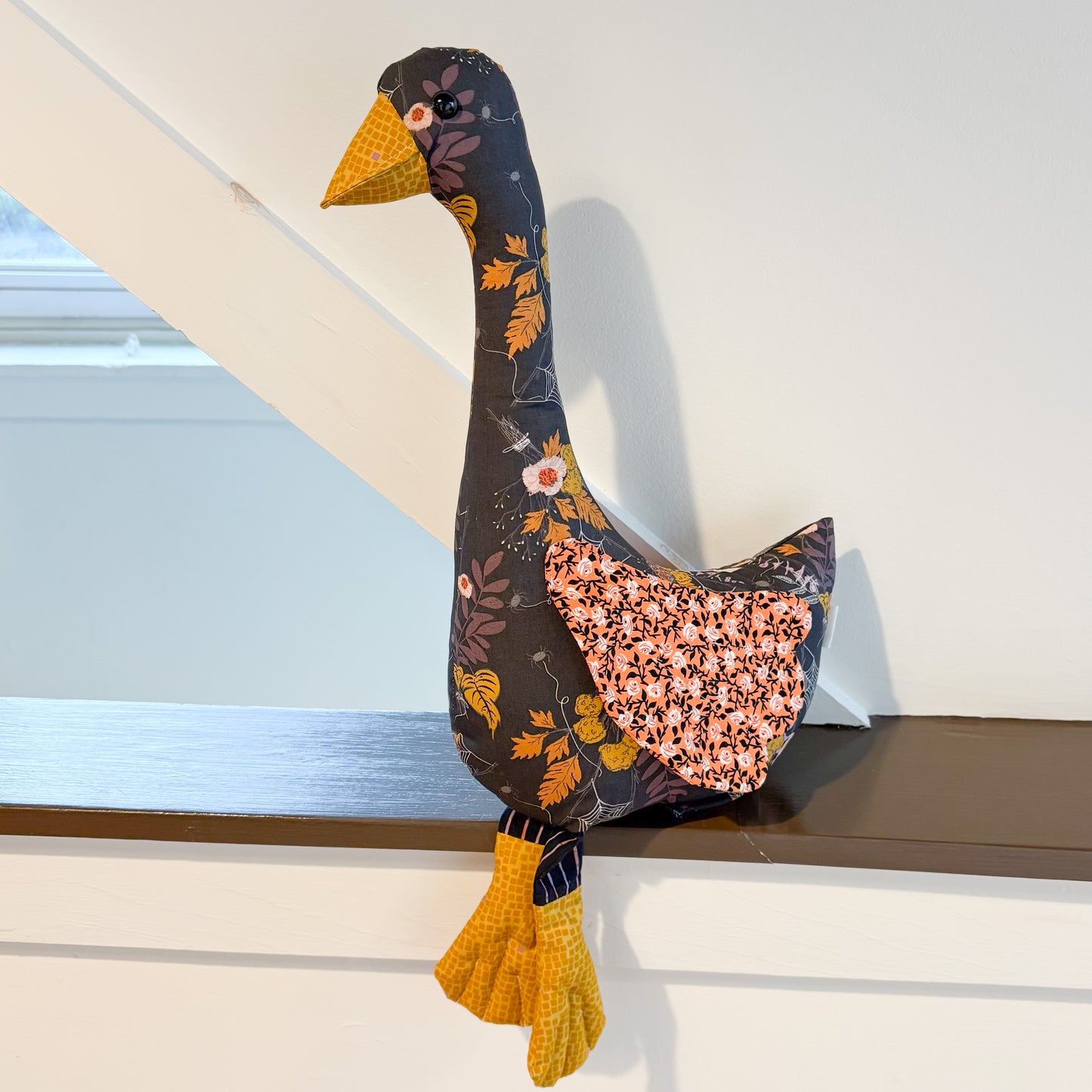 Temperance the Goose – Handmade Plush Decoration