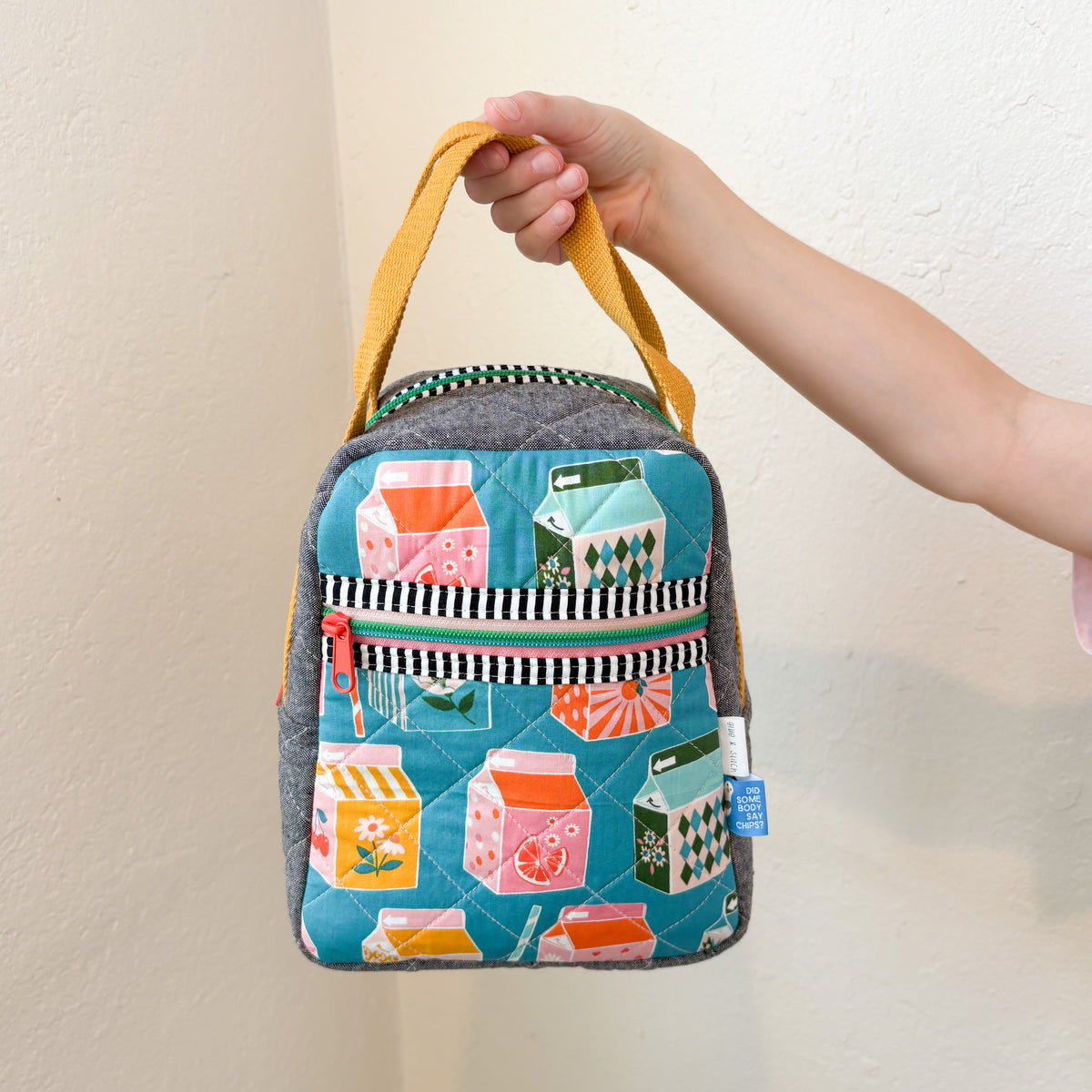 Quilted Lunch Box – Retro Juice Box
