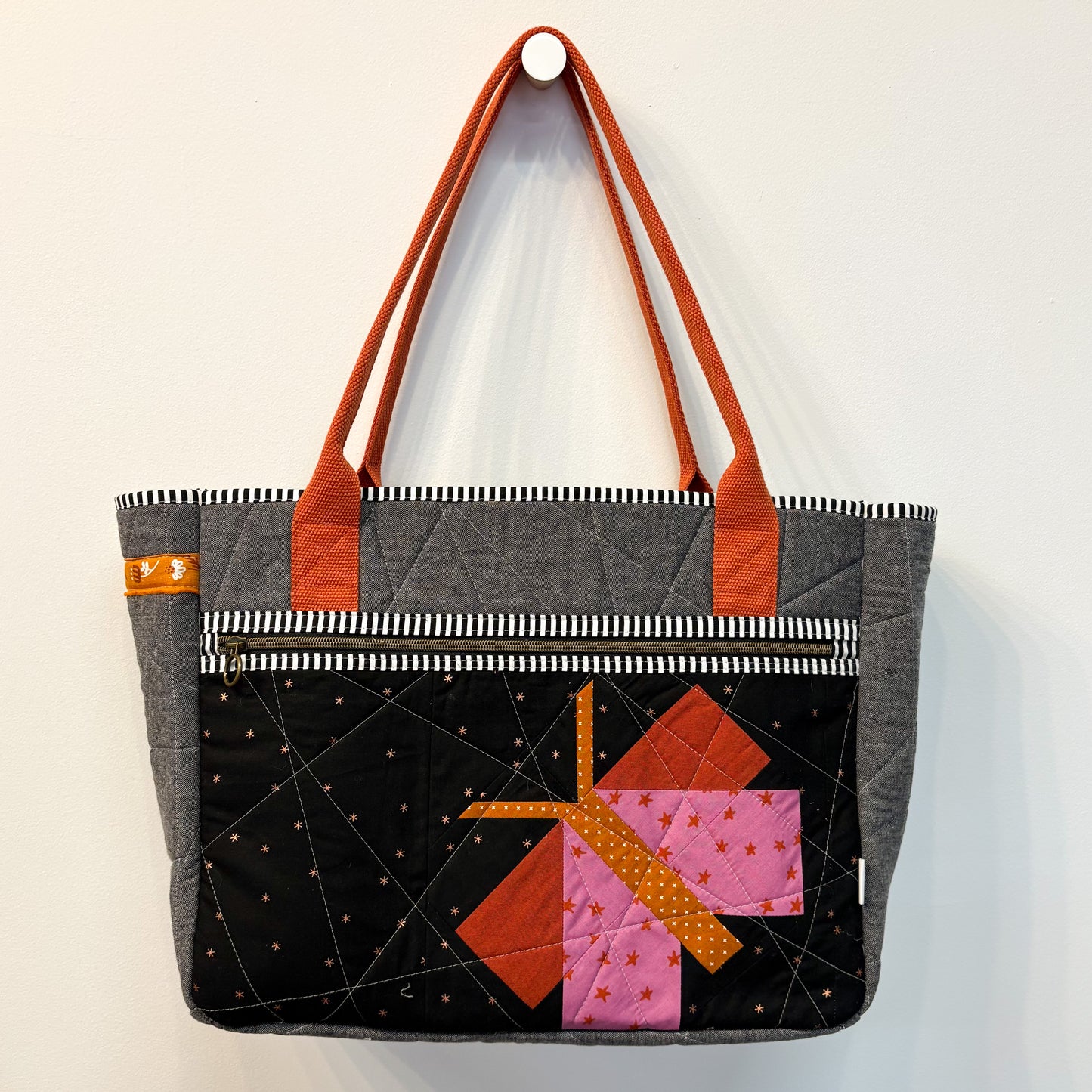 Night Garden Stitch and Stash Tote