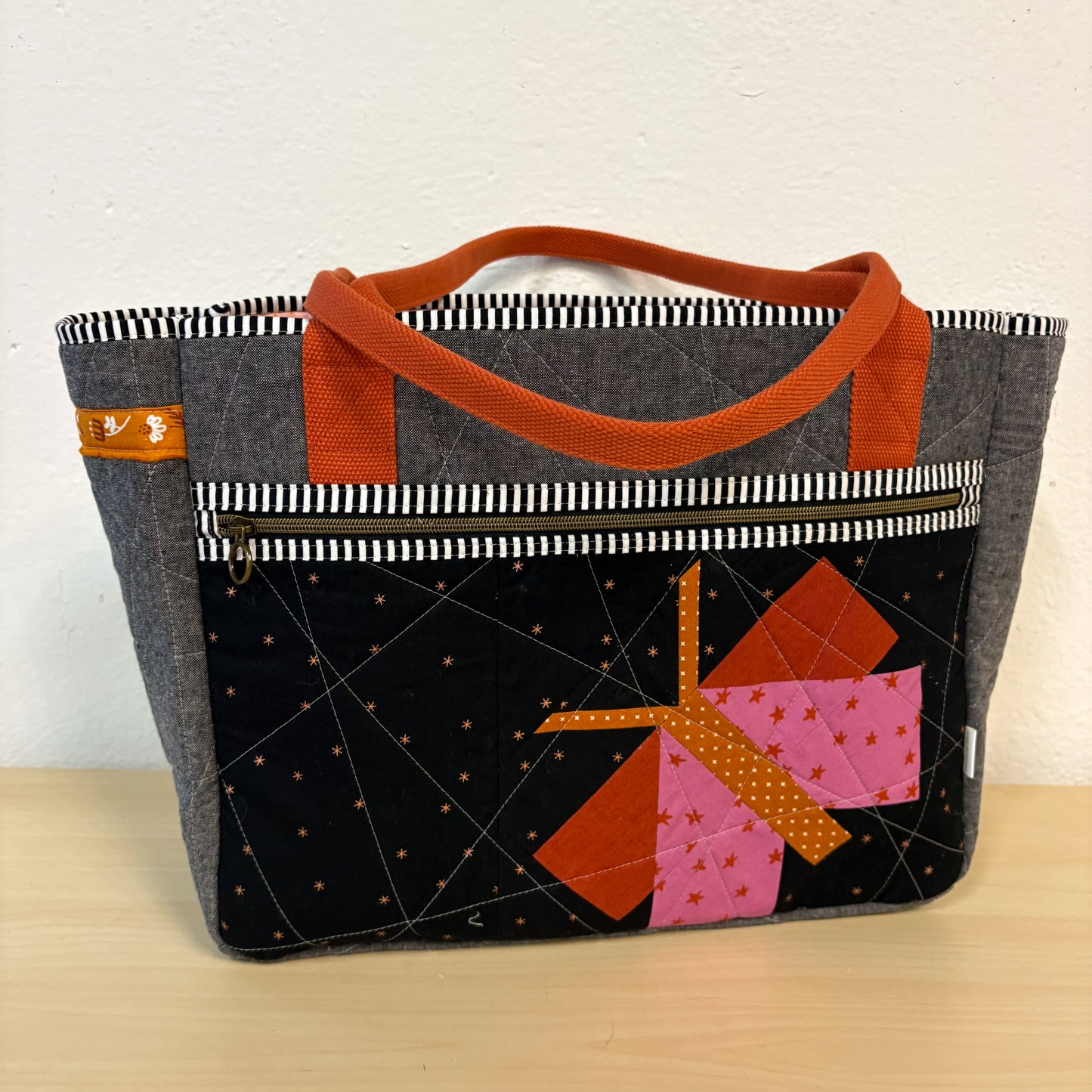 Night Garden Stitch and Stash Tote