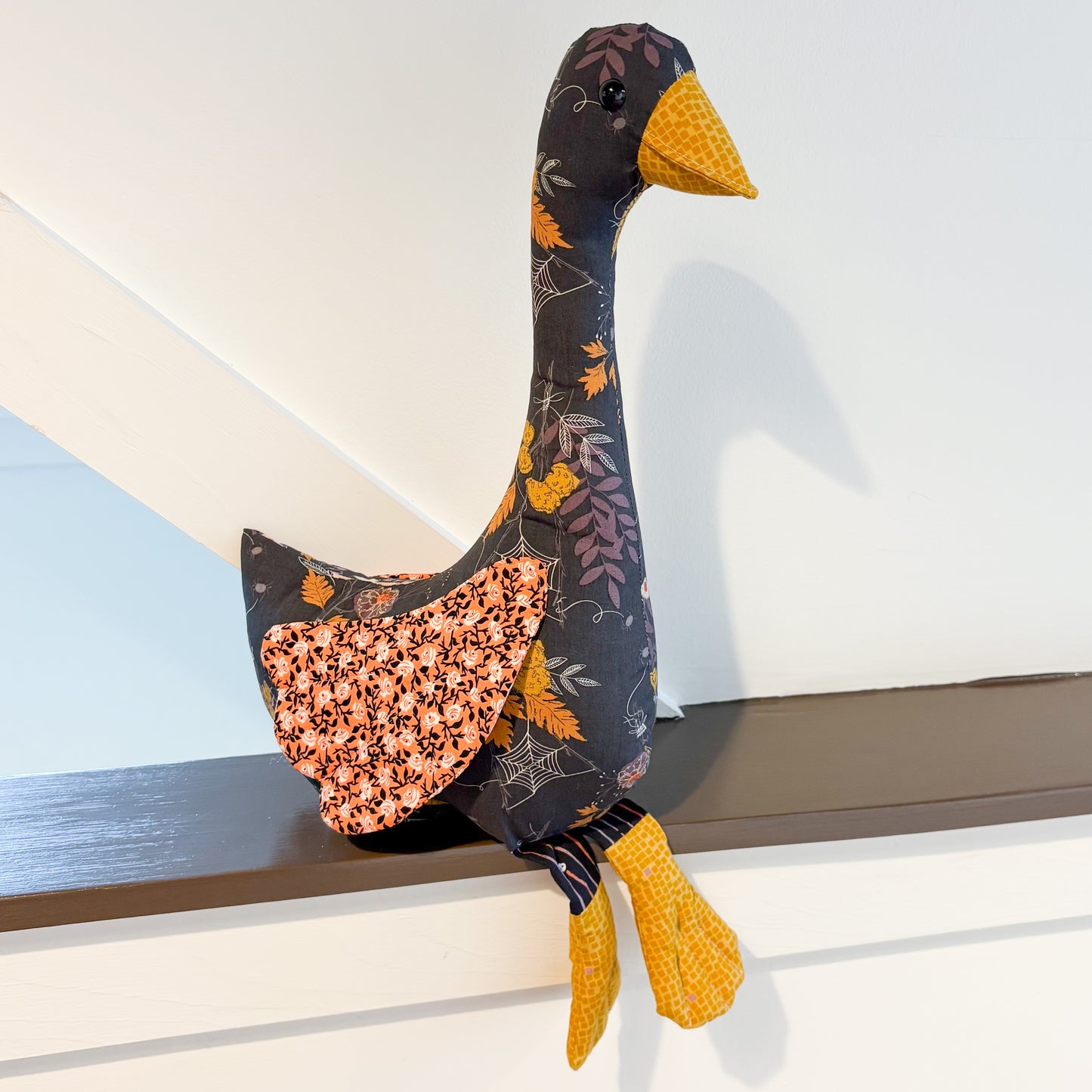 Temperance the Goose – Handmade Plush Decoration