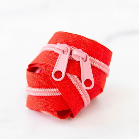 30" Size #5 Double Pull Zipper - Shortcake| Stitch Supply Co.