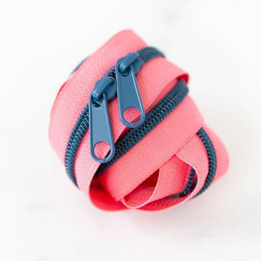 30" Size #5 Double Pull Zipper - Miami | Stitch Supply Co.